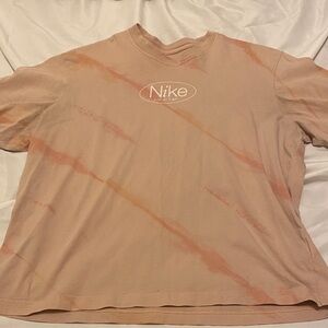 Nike Peach and Beige Tee